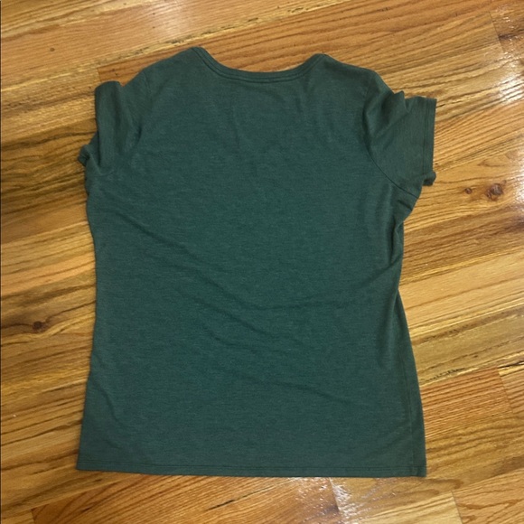 Nike Women's Dark Green Short Sleeve Tee - Picture 3 of 3